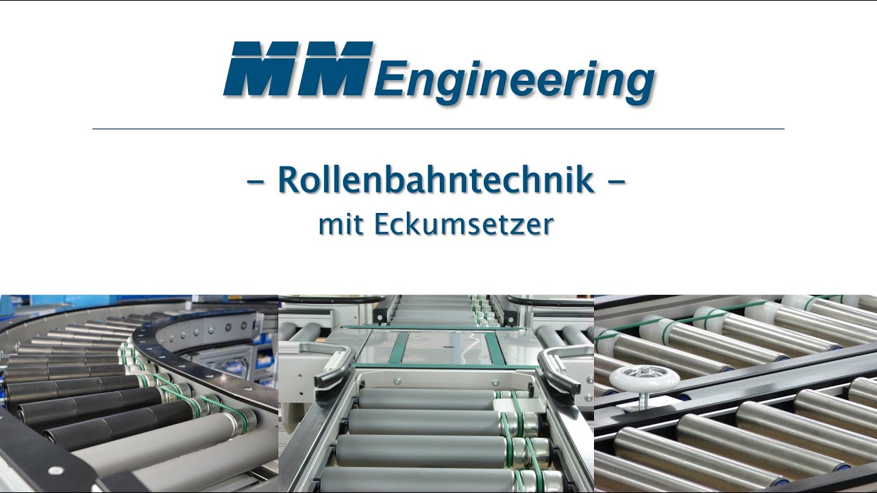 Rollenbahntechnik mit Eckumsetzer