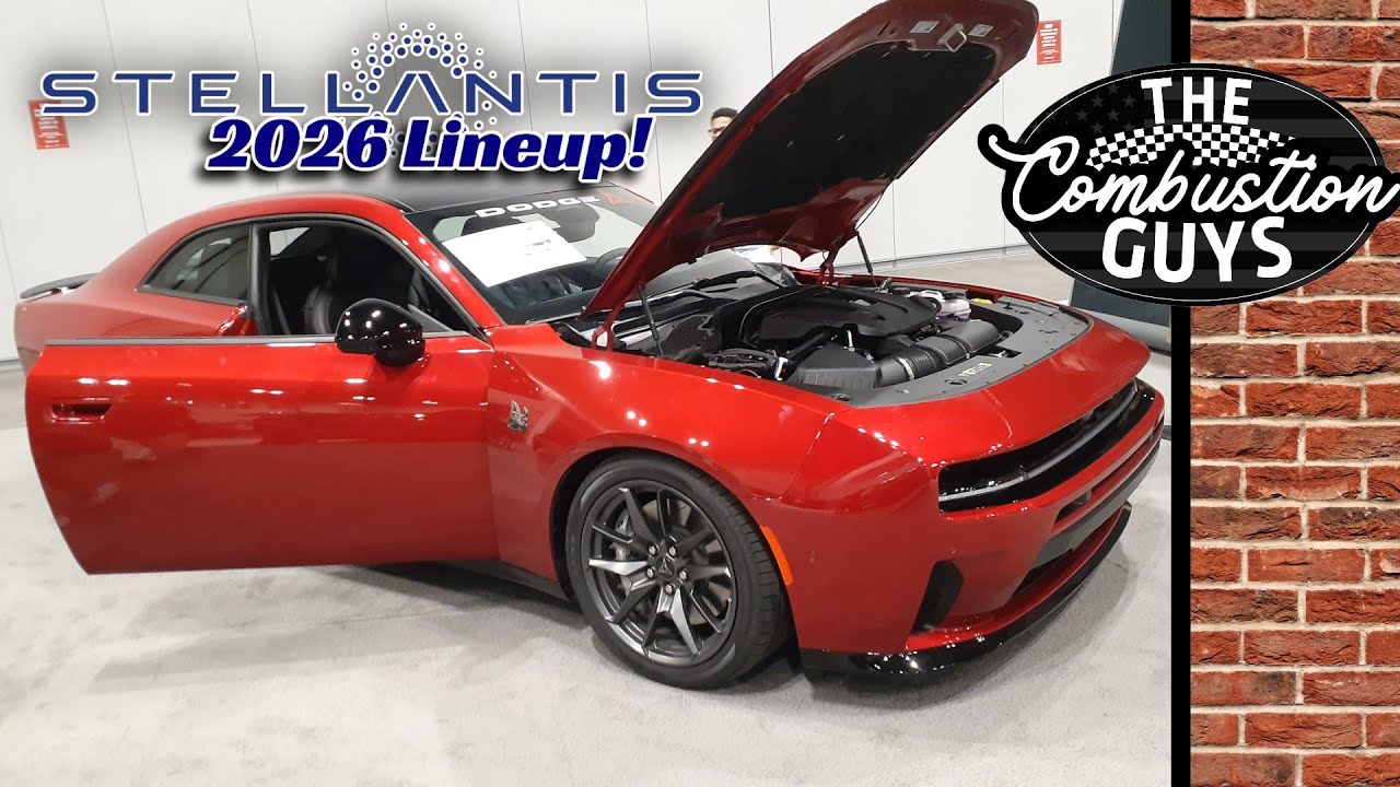Взгляд на Charger SIXPACK 2026 года от Stellantis, Jeep Recon и RAM 1500 RHO с TheCombustionGuys