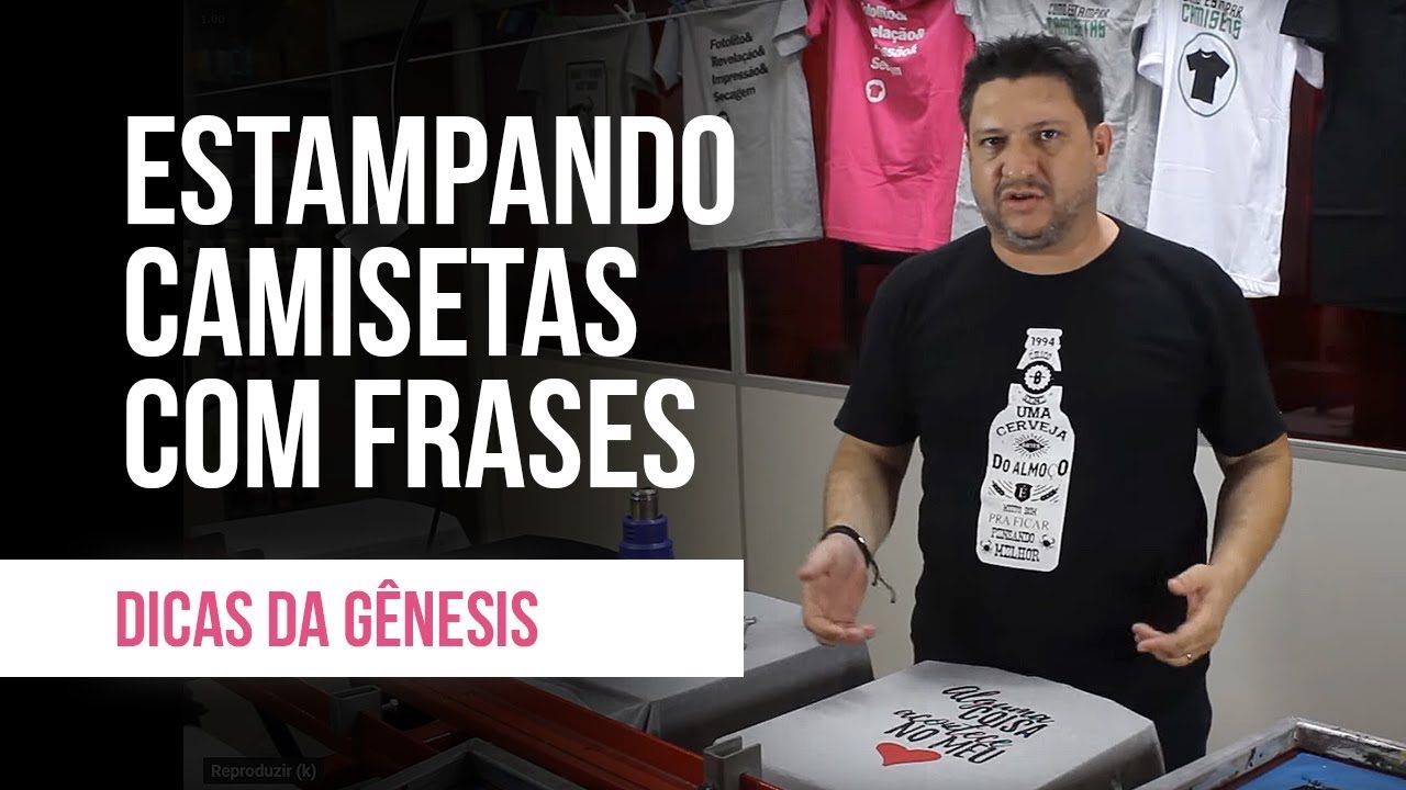 #78 - Como estampar camisetas com frases! (Serigrafia, Silk Screen, Estampas)