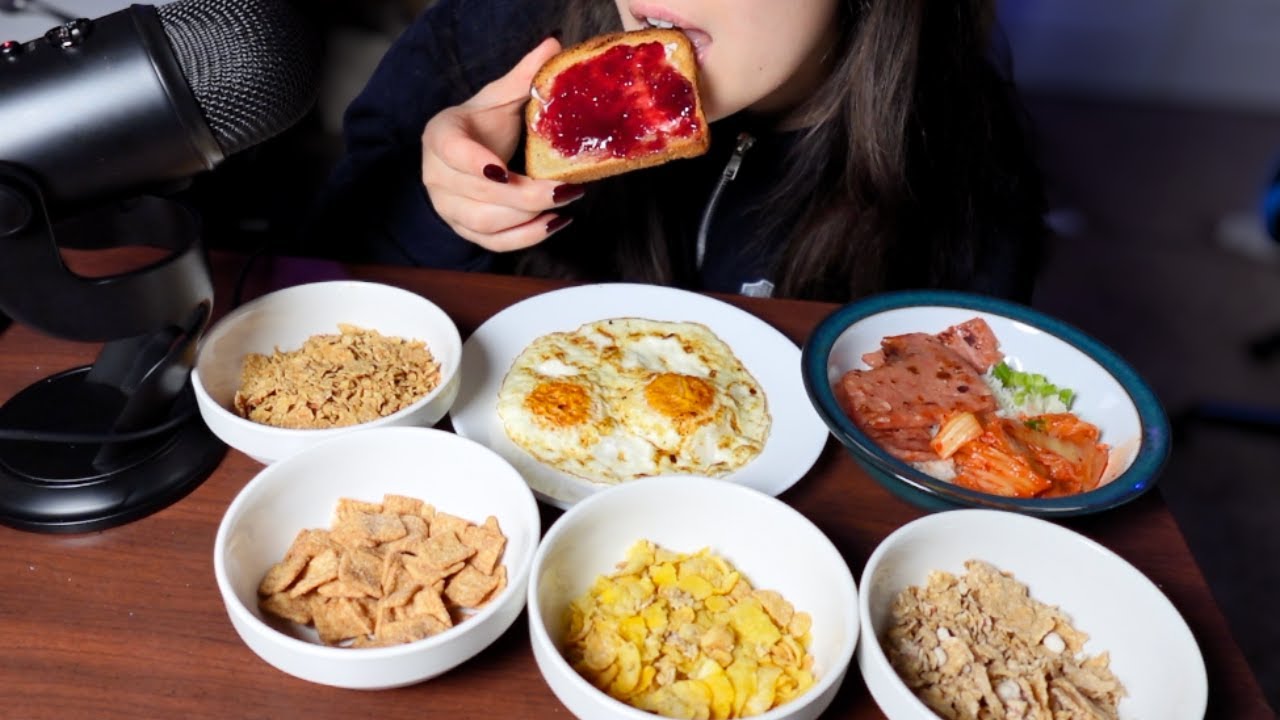 ASMR | My go-to breakfast foods