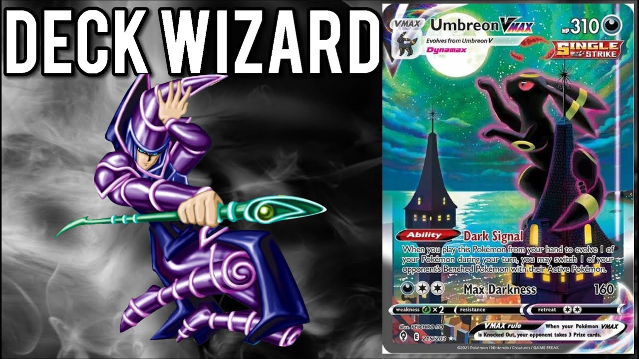 POKEMON TCG MAKING AN UMBREON VMAX DECK USING THE DECK WIZARD