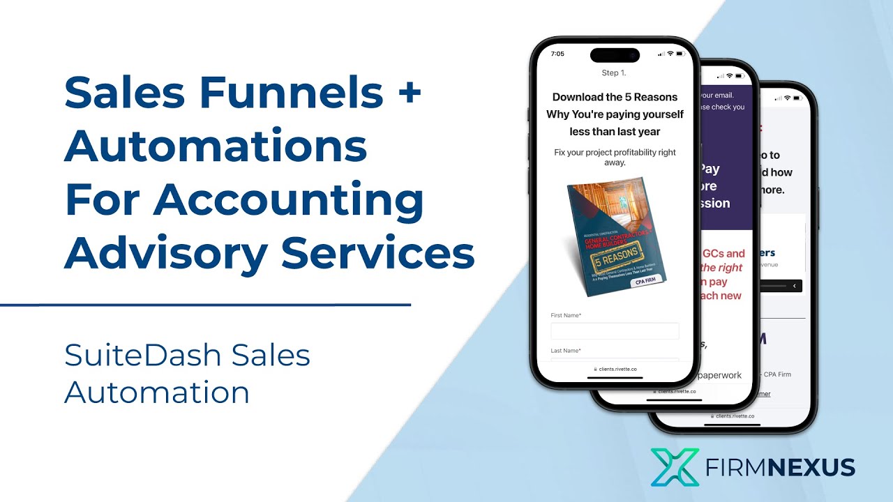 Masterclass Series : Sales Funnels + Automations for Accounting Advisory Services