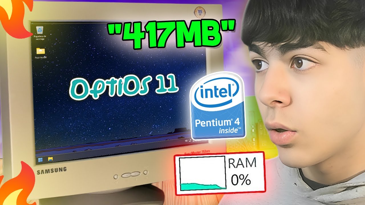 NUEVO WINDOWS OPTIOS 11 SUPER LITE PARA PENTIUM 4 Y 1 GB RAM || (2.17gb)