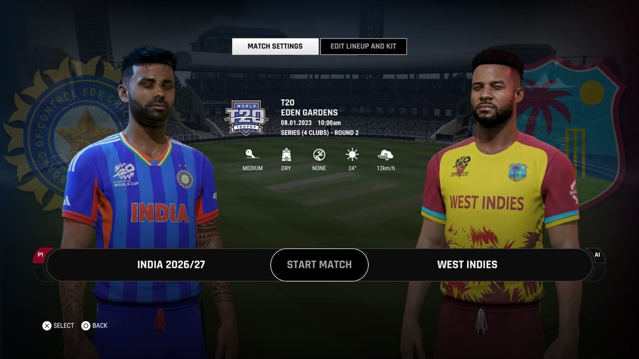 🔴 IND vs WI LIVE | T20 World Cup 2026 | Cricket 24 Gameplay | LAVXTREME