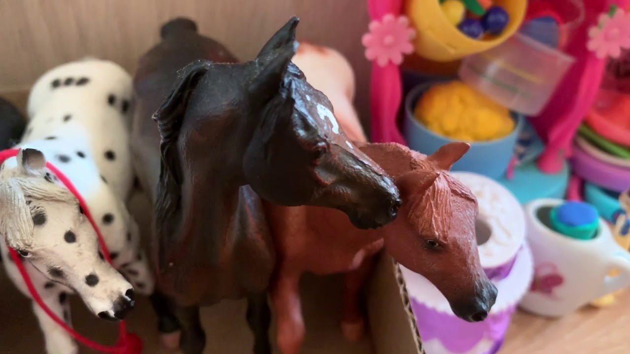 Что делают мои лошади schleich (и т.п.) пока меня нет!?