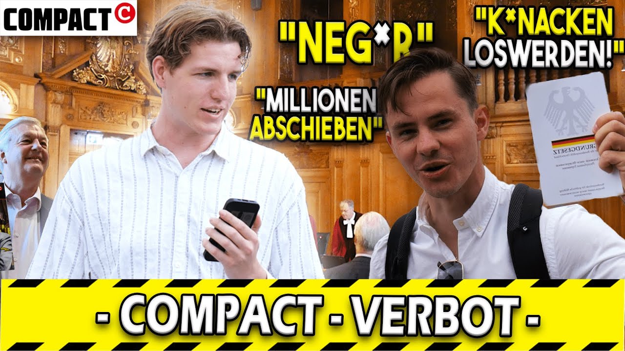 Ich SCHENKE diesem RASSIST ein GRUNDGESETZ...💀 (COMPACT-URTEIL)