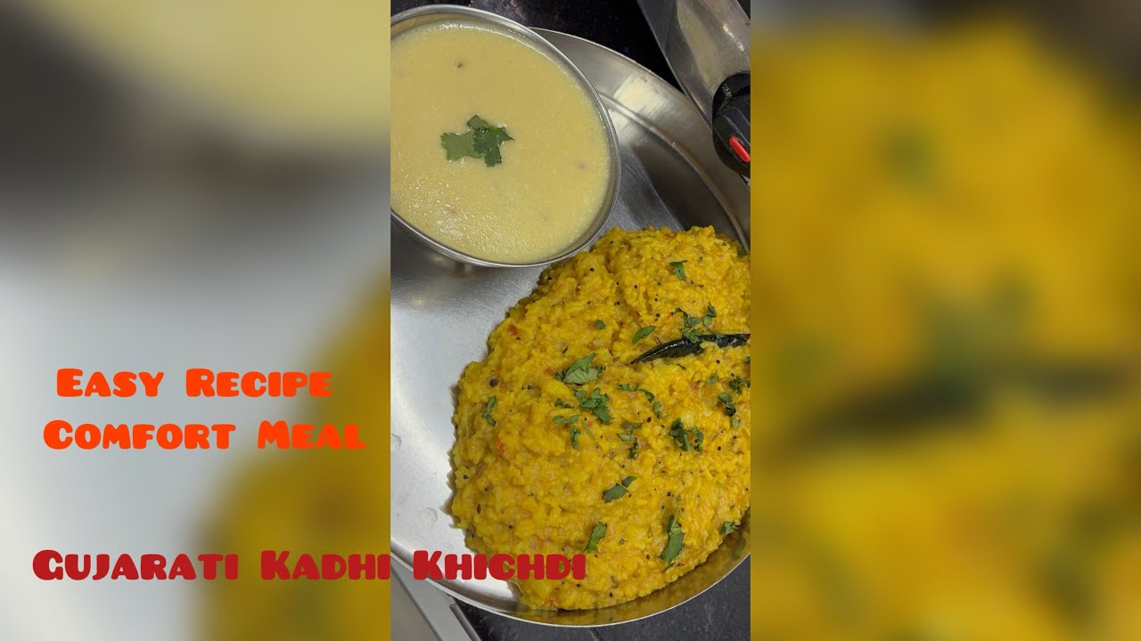Gujarati Kadhi Khichdi | Kadhi Khichdi kaise banate hain #kadhi #khichdi #viral #gujarati #ytshorts 
