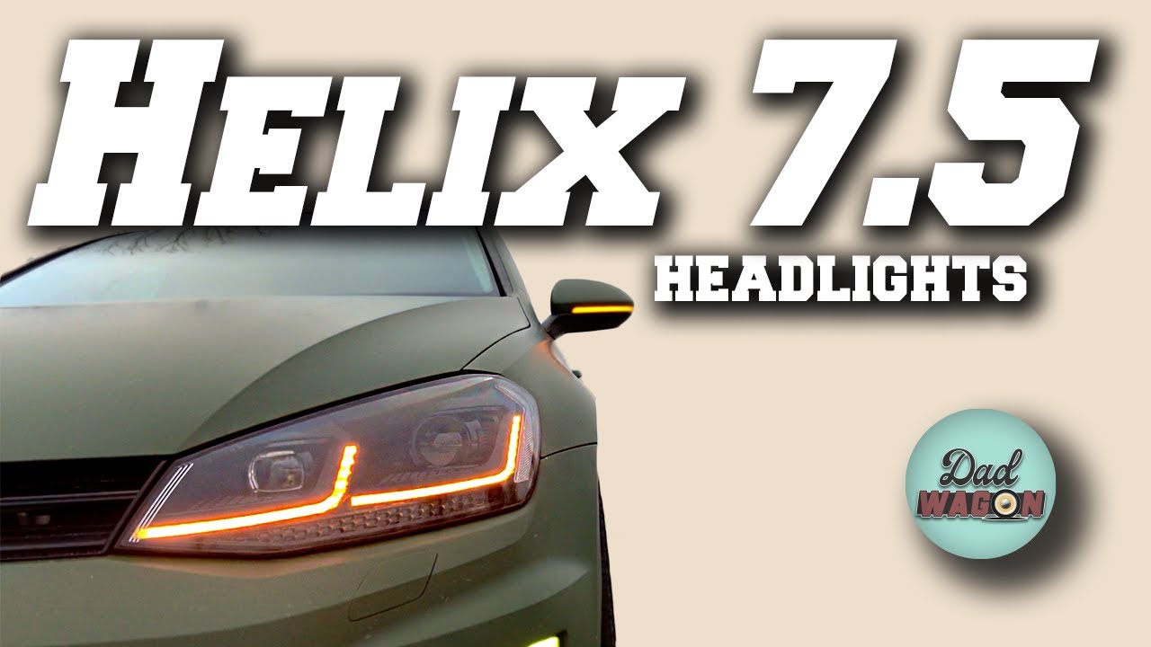 How to Install Helix 7.5 Headlights on a Mk7 Golf Sportwagen / GTI