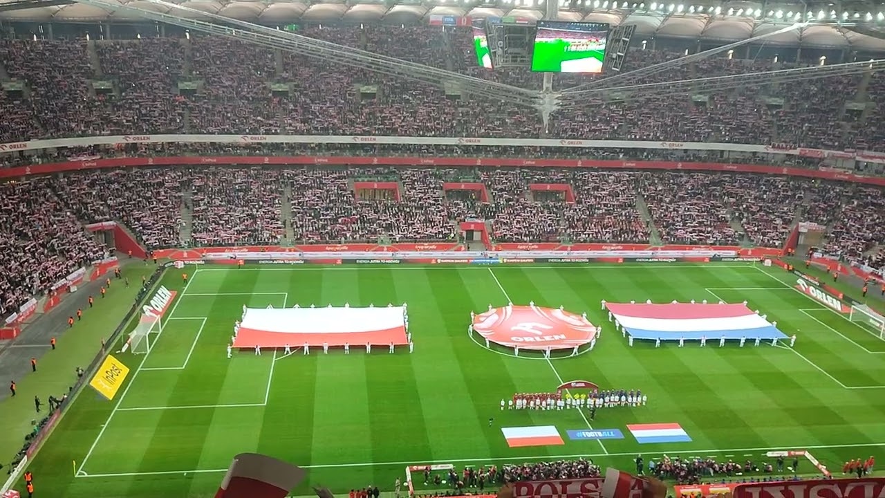 Mecz Polska - Holandia - hymn