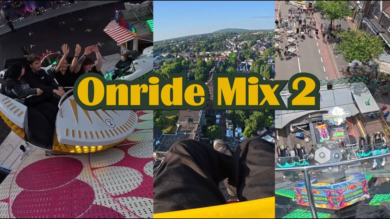 &Uuml;ber 90 Minuten Kirmesfeeling!!! Best of Onrides 2025 // Onride Mix 2