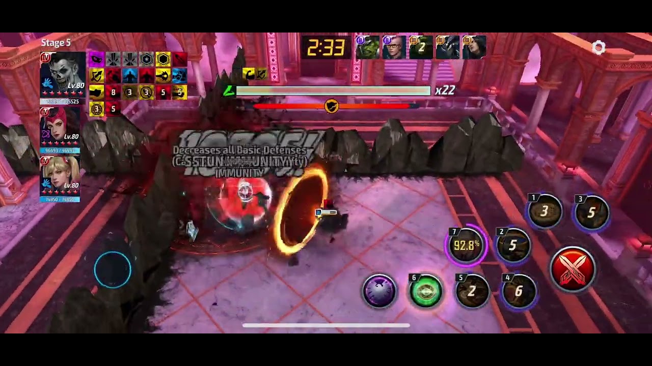 T4 Doctor Strange vs Black Swan Stage 5 || Marvel Future Fight