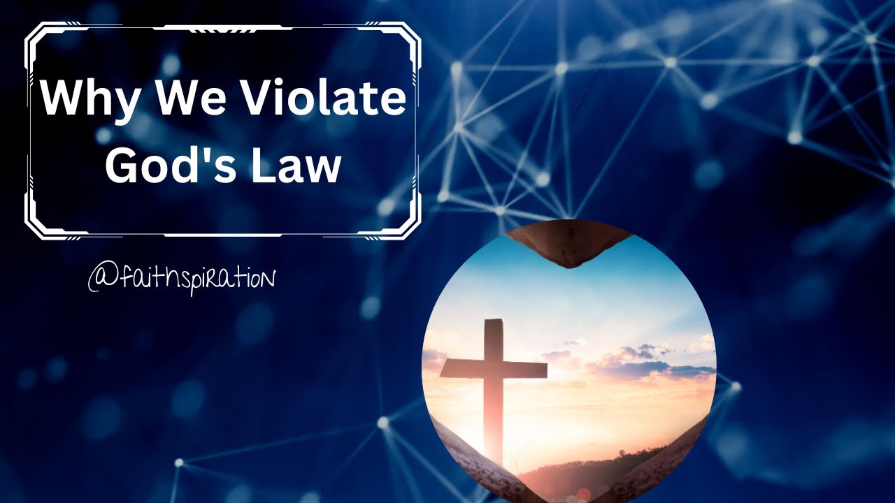 Why we break God's laws.  ✝️| In 4 minutes| Voddie Baucham |  #voddiebaucham