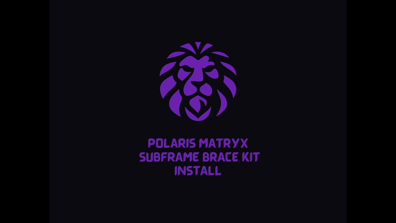 Polaris Matryx Subframe Brace Kit Install
