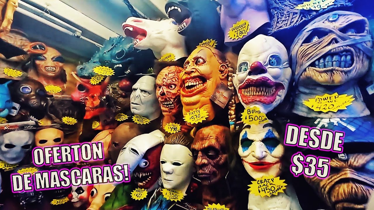 Dónde Comprar🎃MÁSCARAS y DISFRACES👻para Halloween Muy ECONÓMICOS | CDMX