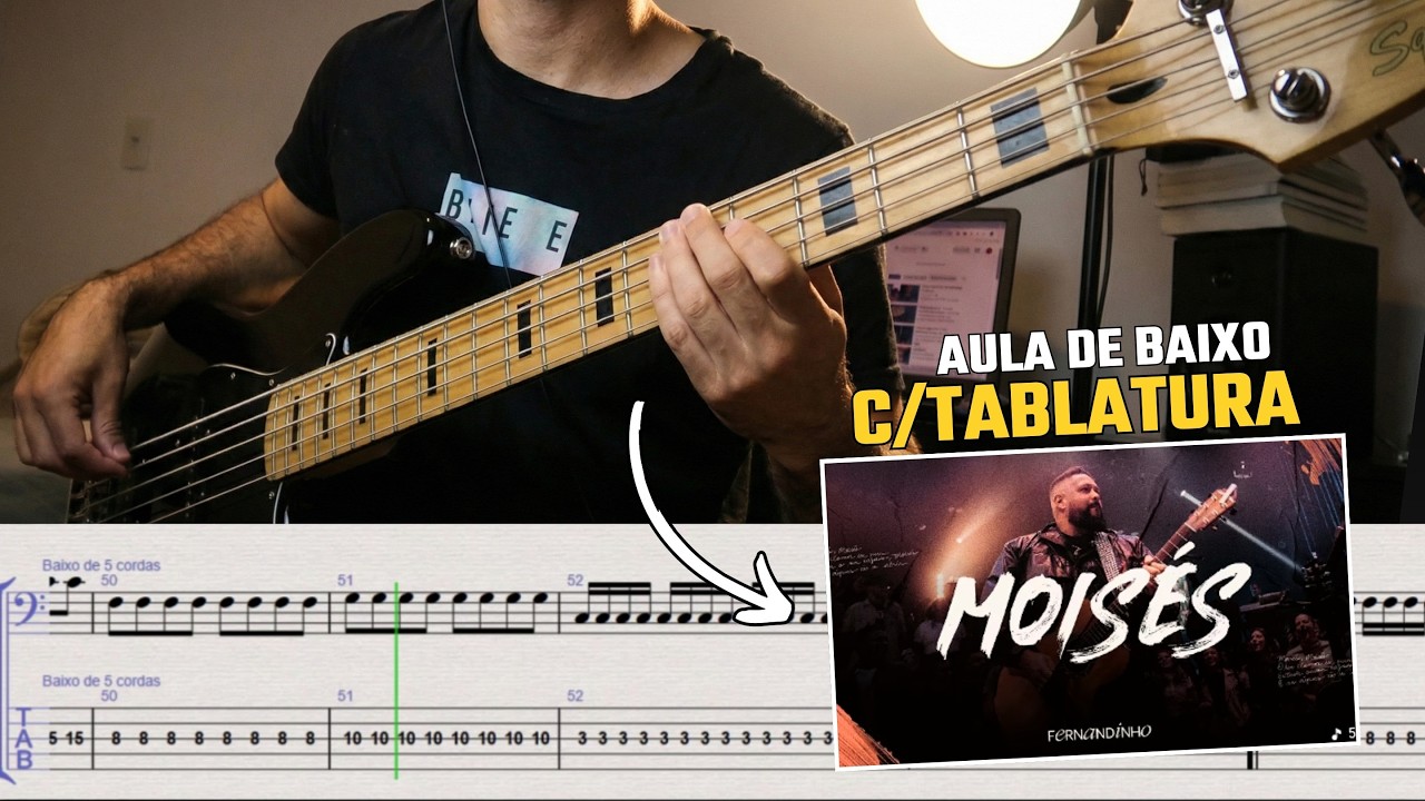 Moisés | Fernandinho - Baixo cover C/tablatura