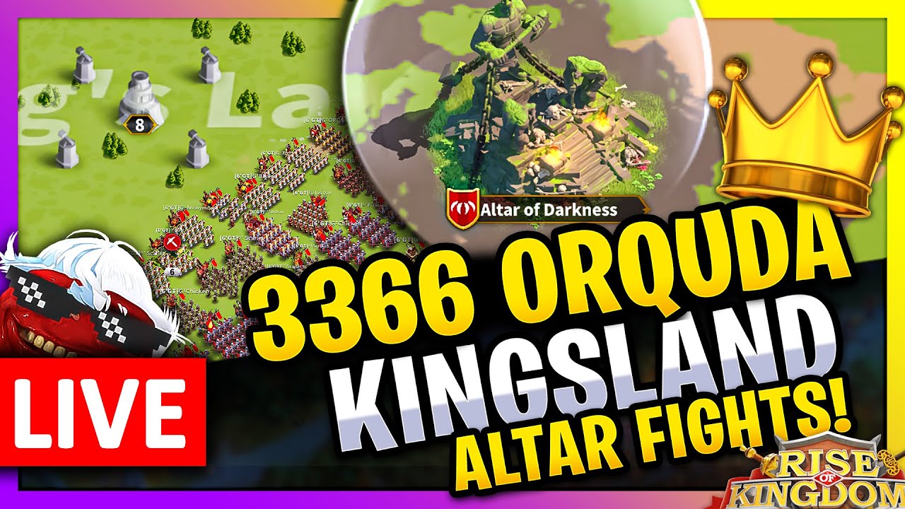 3366 ORQUDA - Altar Fights in KINGSLAND! - 150mil in KVK1  - 🔥 LIVE 🔴