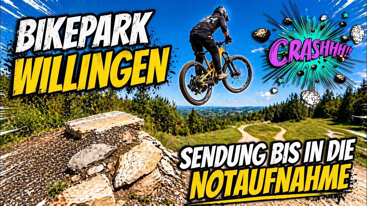 Bikepark Willingen- Hart am senden bis in die Notaufnahme