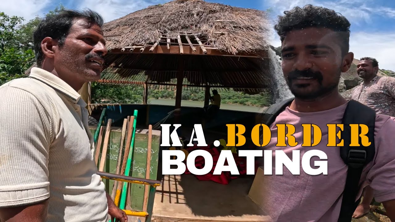We Explore 🤫Karnataka Border | 🛶Boating | 🤔⁉️Informative #hogenakkal #karnataka #boating #border