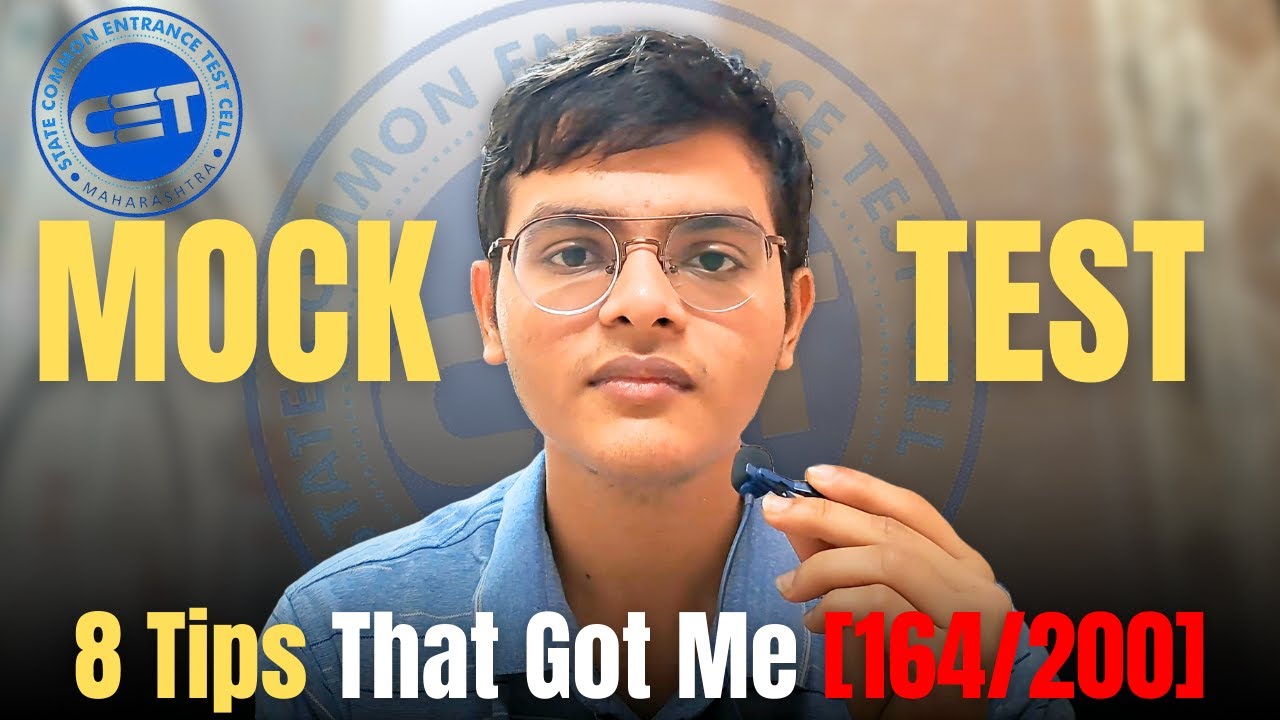 8 Mock Test Rules That Will Boost Your MHT-CET Score 🤯 | Meet Ranka