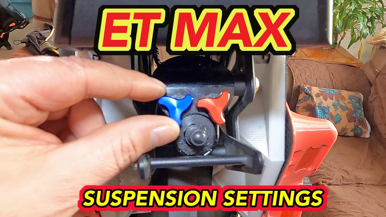 Dialing In The Shock Suspension For The ET Max Electric Unicycle (EUC) Everything You Need To Know!