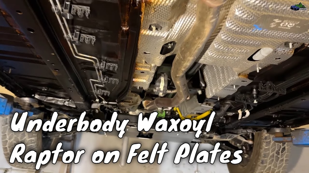 Duster 2024 Underbody Protection - Waxoyl & Raptor on Felt Skid Plates