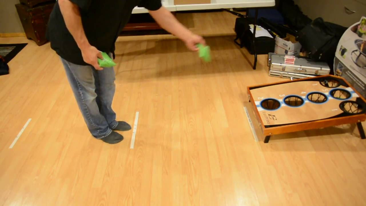 How to play Bean Bag Toss game