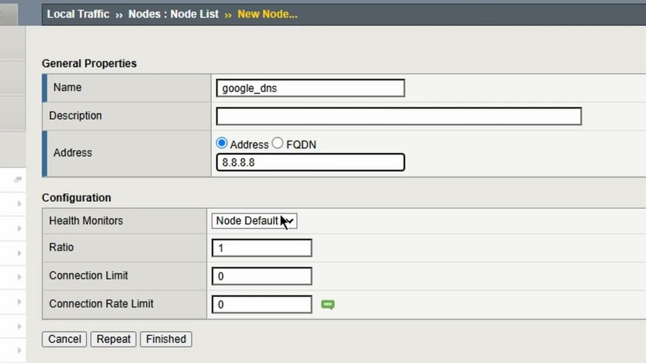 F5 LTM Node [Arabic]