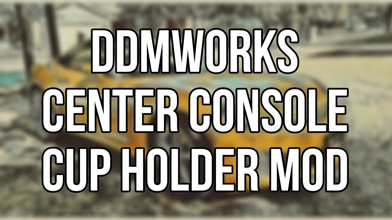 DDMWorks Center Console Cup Holder Mod for Saturn Sky