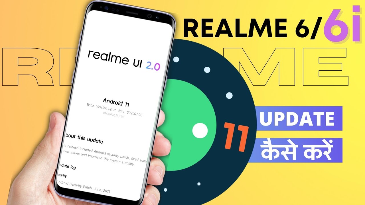 How to Update Realme UI 2.0 ✅Realme 6/6i [ UPDATE ]