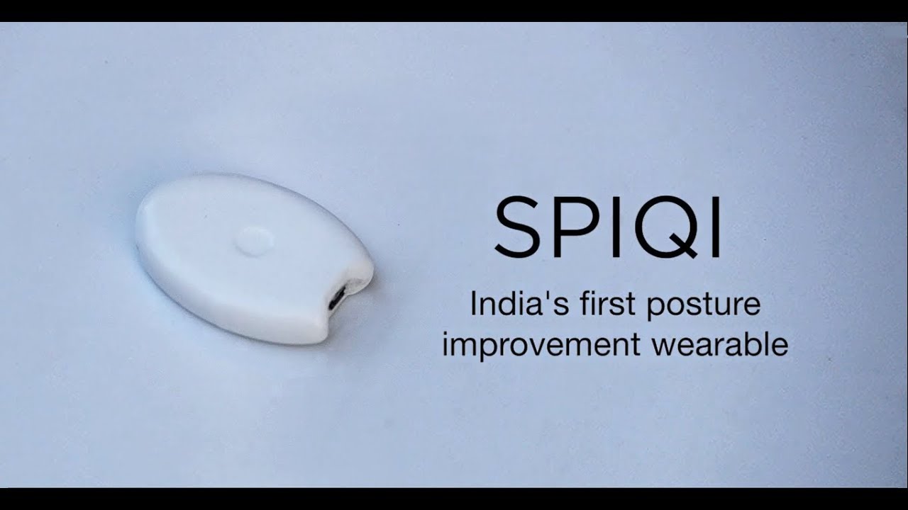 SPIQI - India's first posture improvement wearable