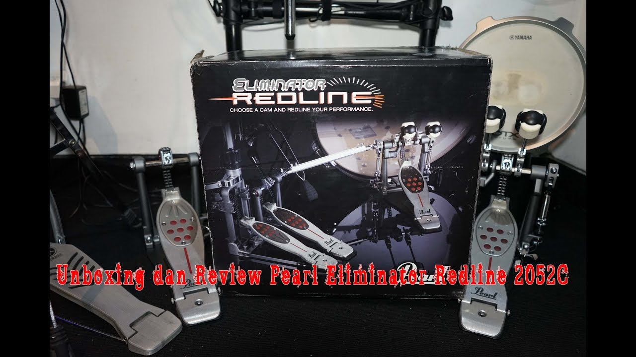 Unboxing & Review Doube Pedal Pearl Eliminator Redline P2052C by Bobby Ch