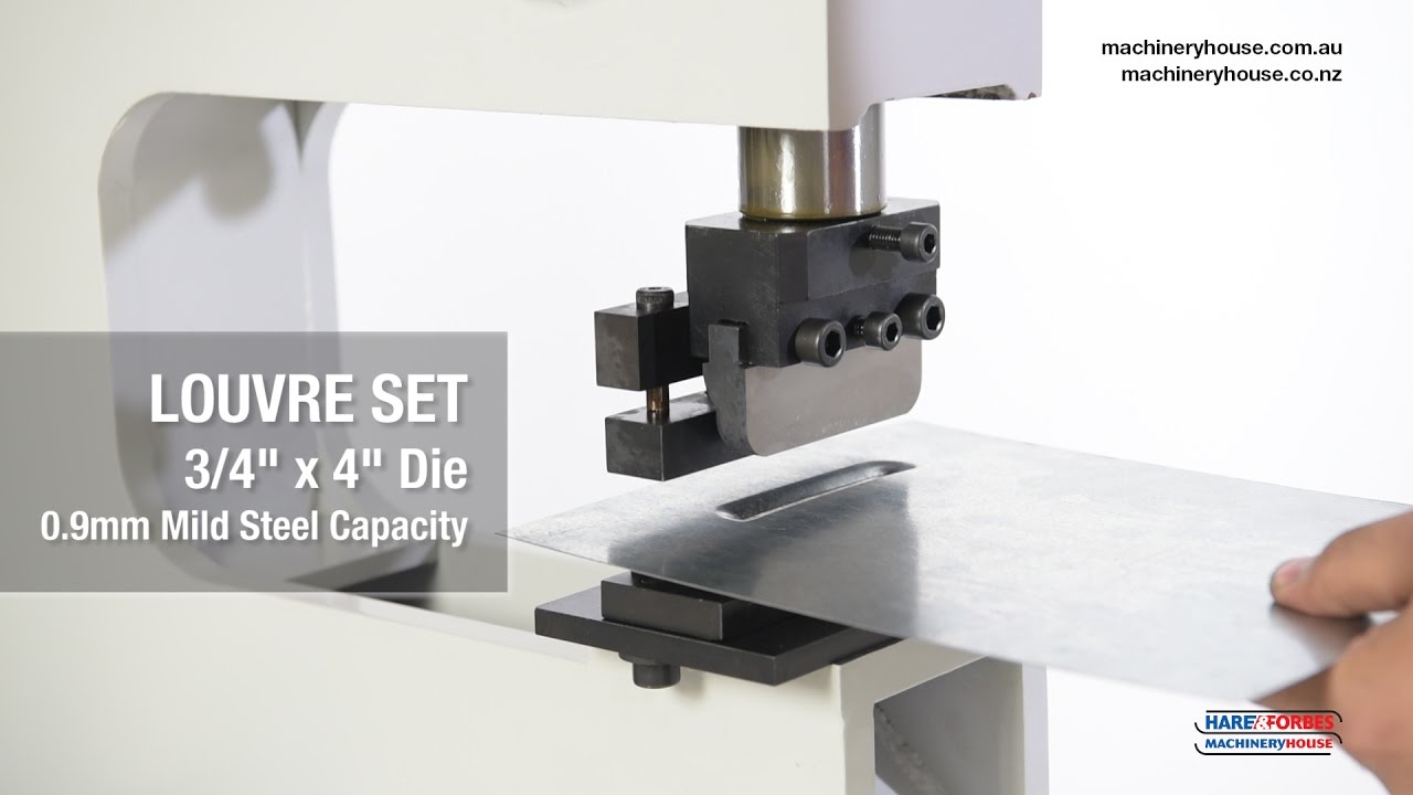 4" Lourve Set (P1174) - Suits BP-3T Forming Press