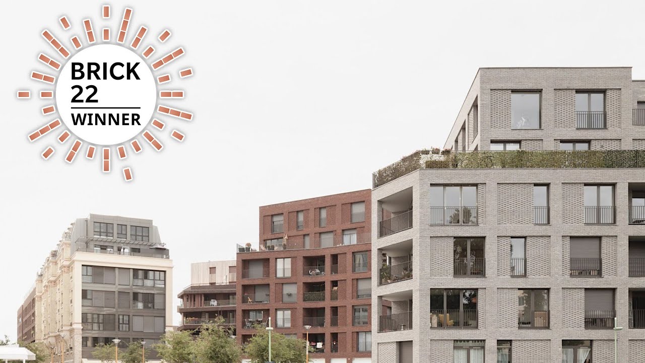 Brick Award 22 Winner Category Living together - 88 housing units + 1 retail space, Rue Danton