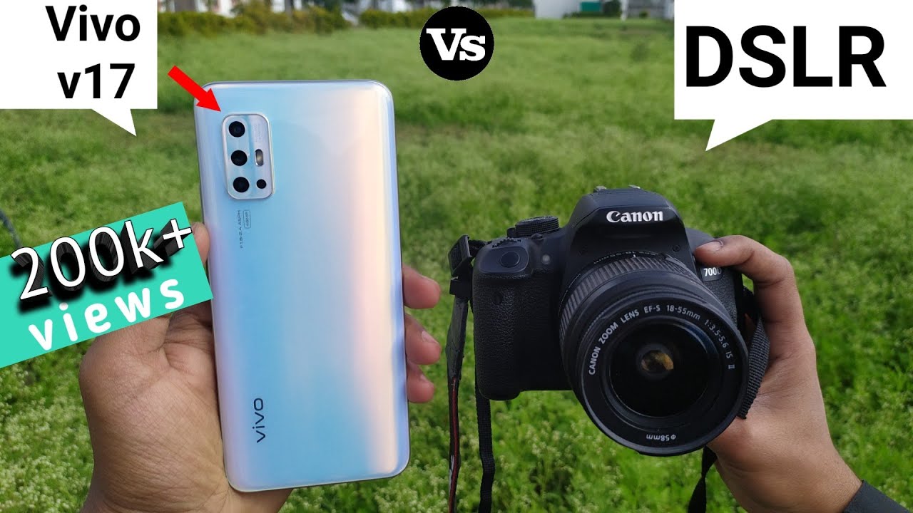 Vivo v17 vs DSLR (canon 700D) Full Comparison Hindi