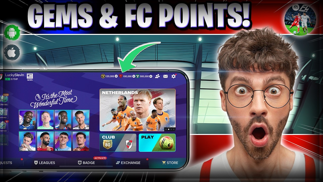 Взлом/модификация FC Mobile apk - НЕОГРАНИЧЕННОЕ КОЛИЧЕСТВО ГЕМОВ И FC-ОЧКОВ в FC Mobile (iOS/And...