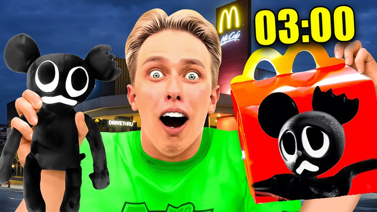 DO NOT ORDER CARTOON CAT, CARTOON DOG, CARTOON MOUSE HAPPY MEALS AT 3 AM!!