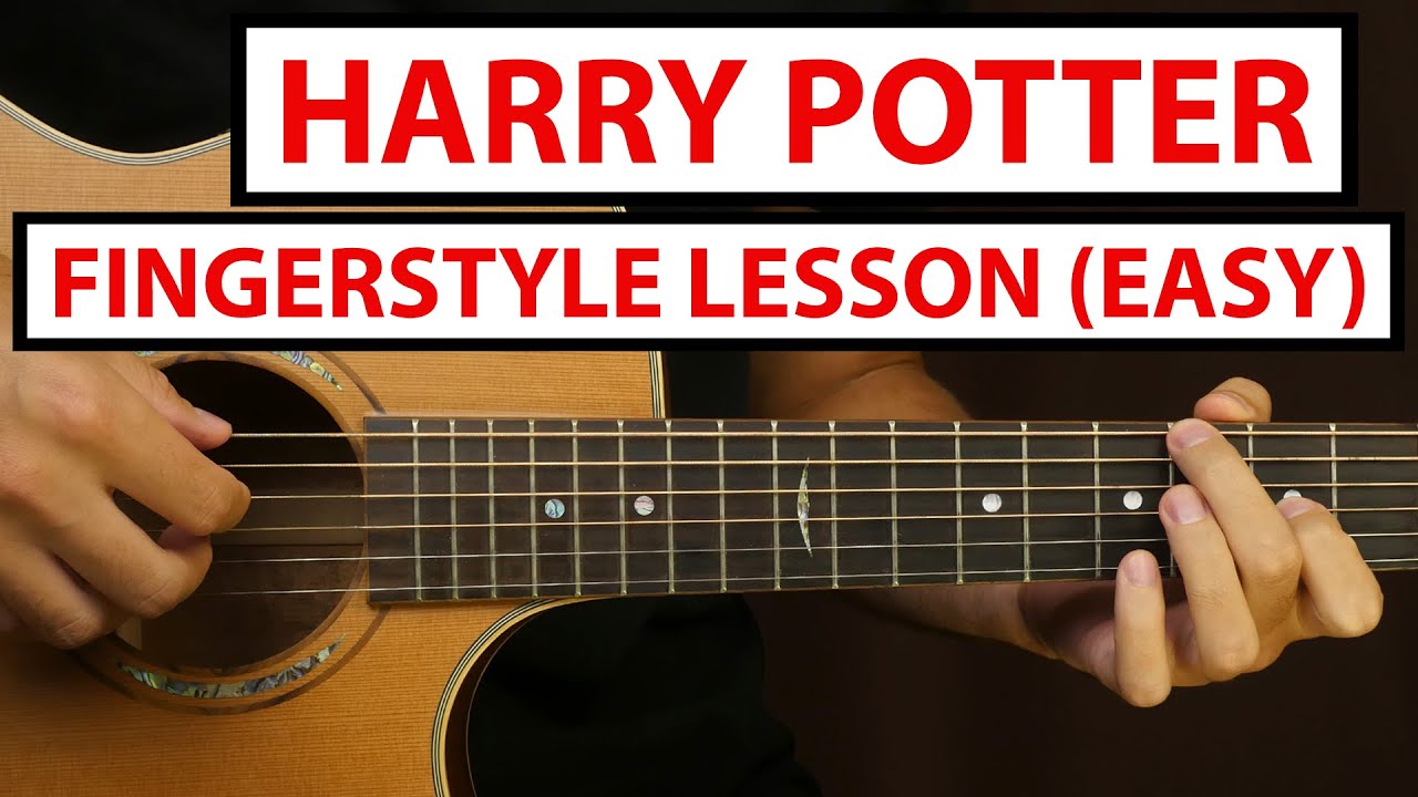 Harry Potter - EASY Fingerstyle Guitar Lesson (Tutorial) How to Play Fingerstyle