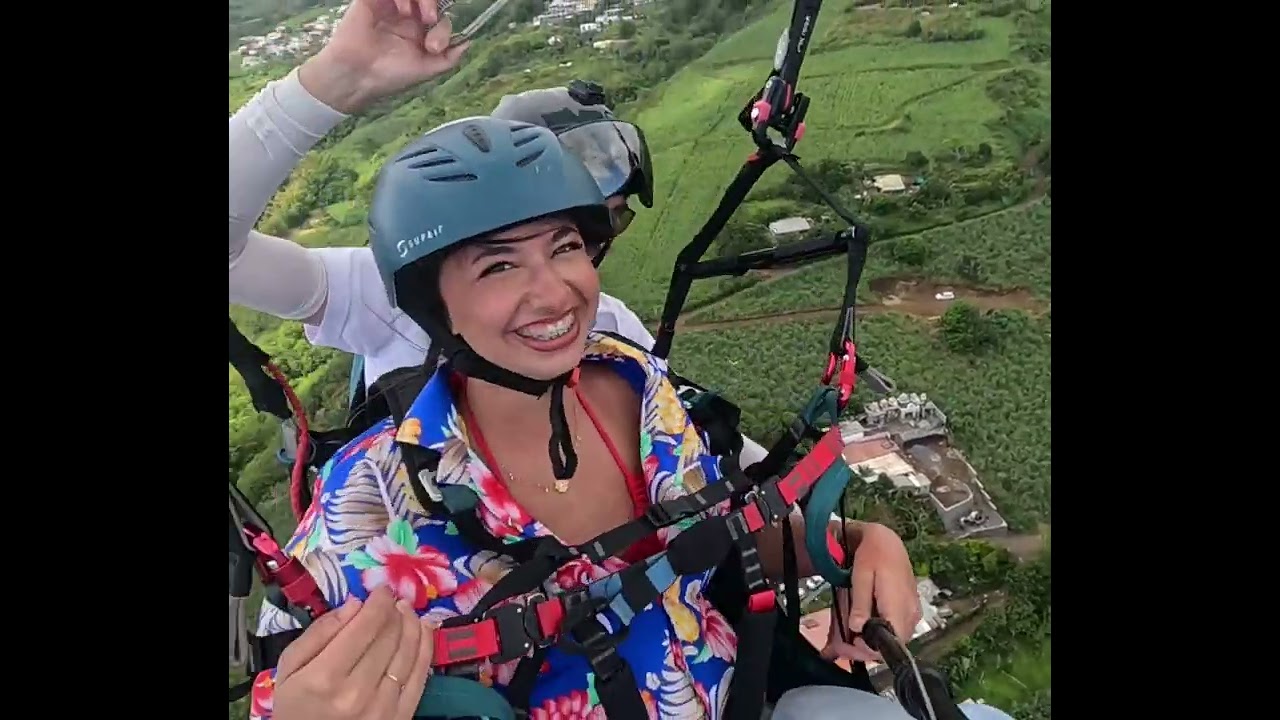 Lilya, dans le ciel de la Reunion, avec FUN et Ludo 🤩