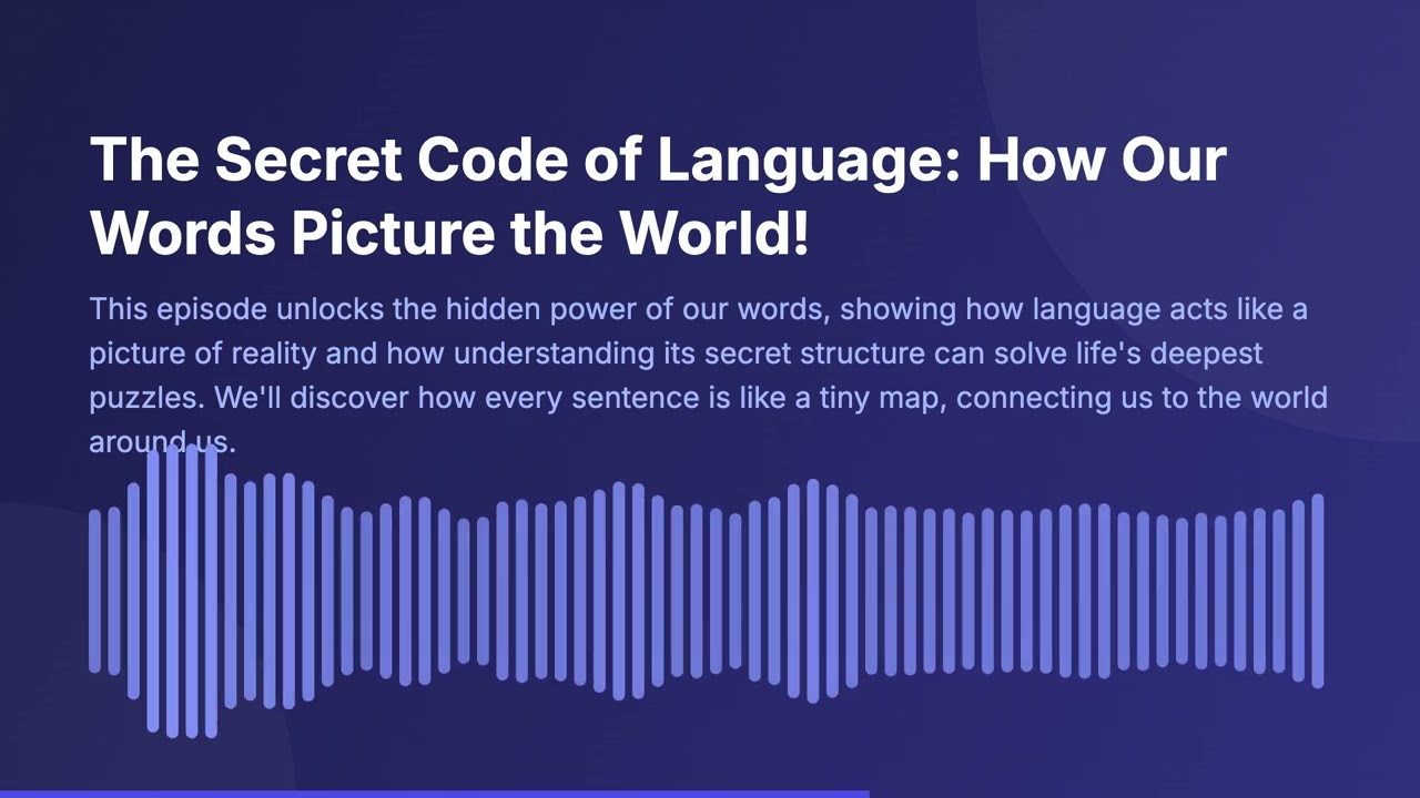 The Secret Code of Language  How Our Words Picture the World