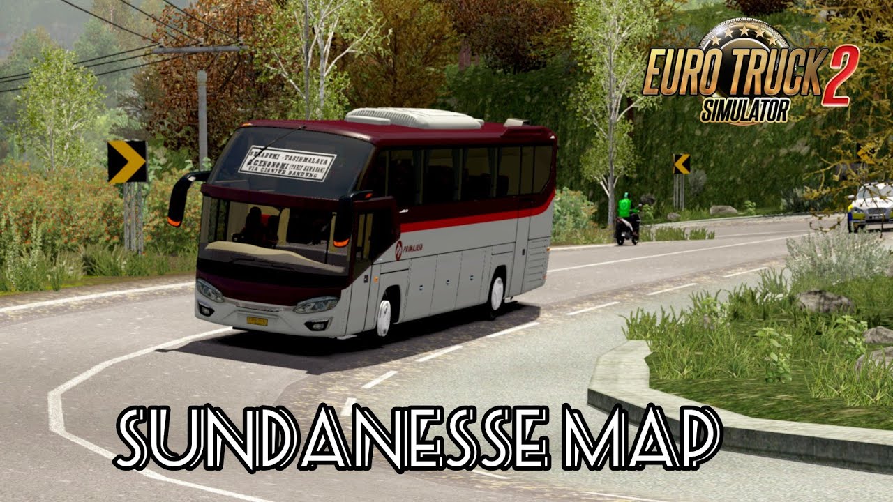 Bus Primajasa Body Avante HDD Lewati Tanjakan Gentong | Sundanese Map ETS 2