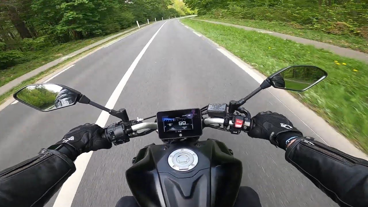 POV YAMAHA MT07 2024 AKRAPOVIC asmr no dbkiller