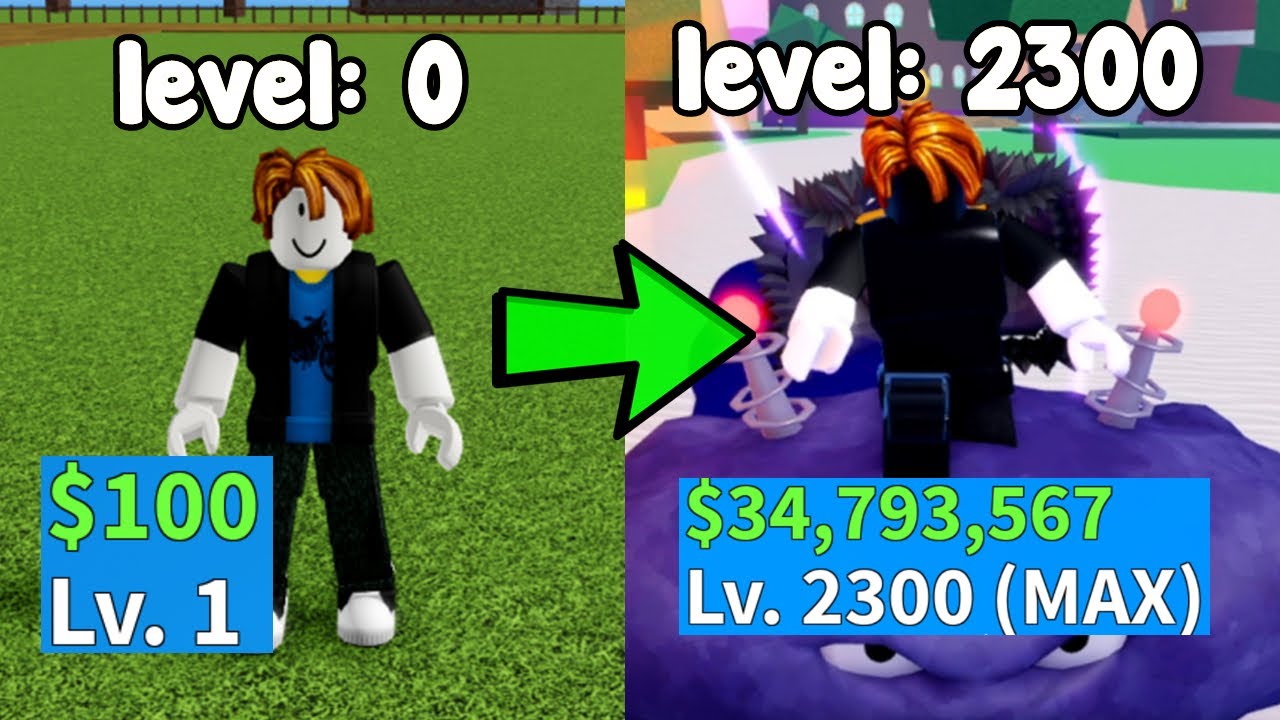 Started Over As A Noob And Reached Max Level 2300! - Blox Fruits Roblox