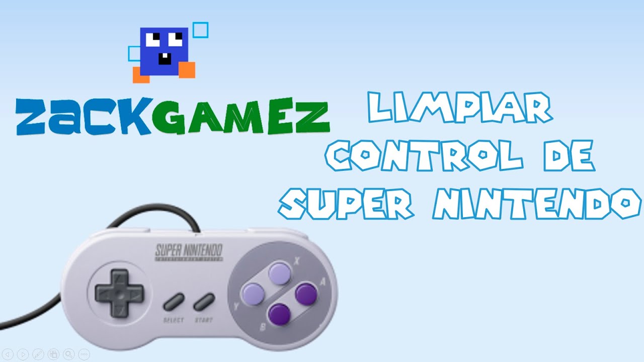 Limpiar control de Super Nintendo (SNES)
