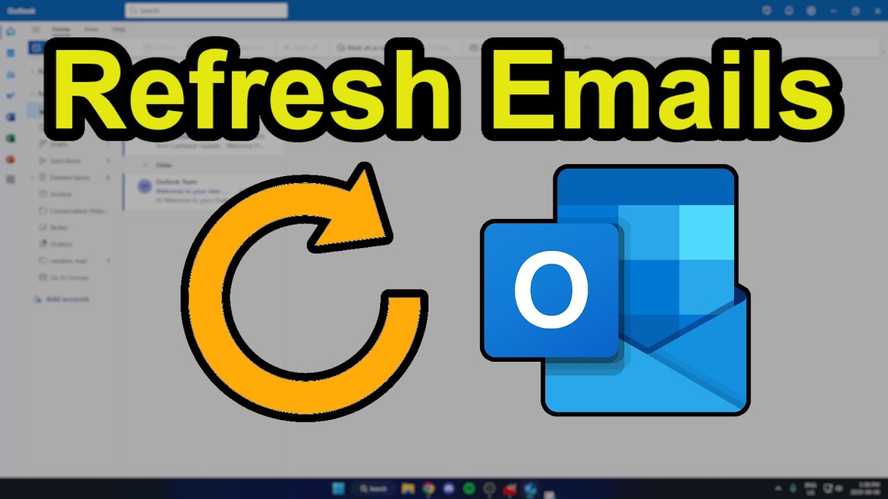How to Refresh Emails on Outlook (SYNC EMAILS 2025)