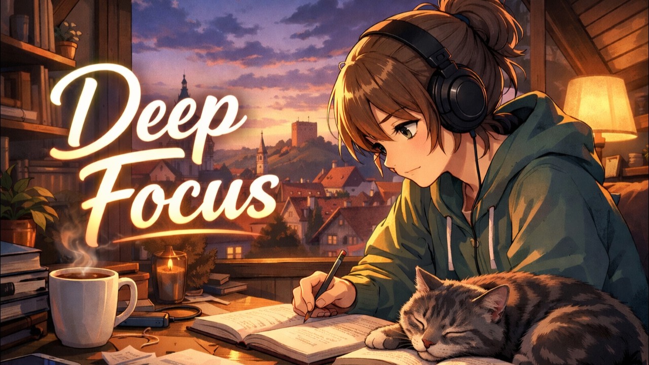 Deep Focus Lofi - 1 Hour of Relaxing Beats for Studying, Working & Concentration