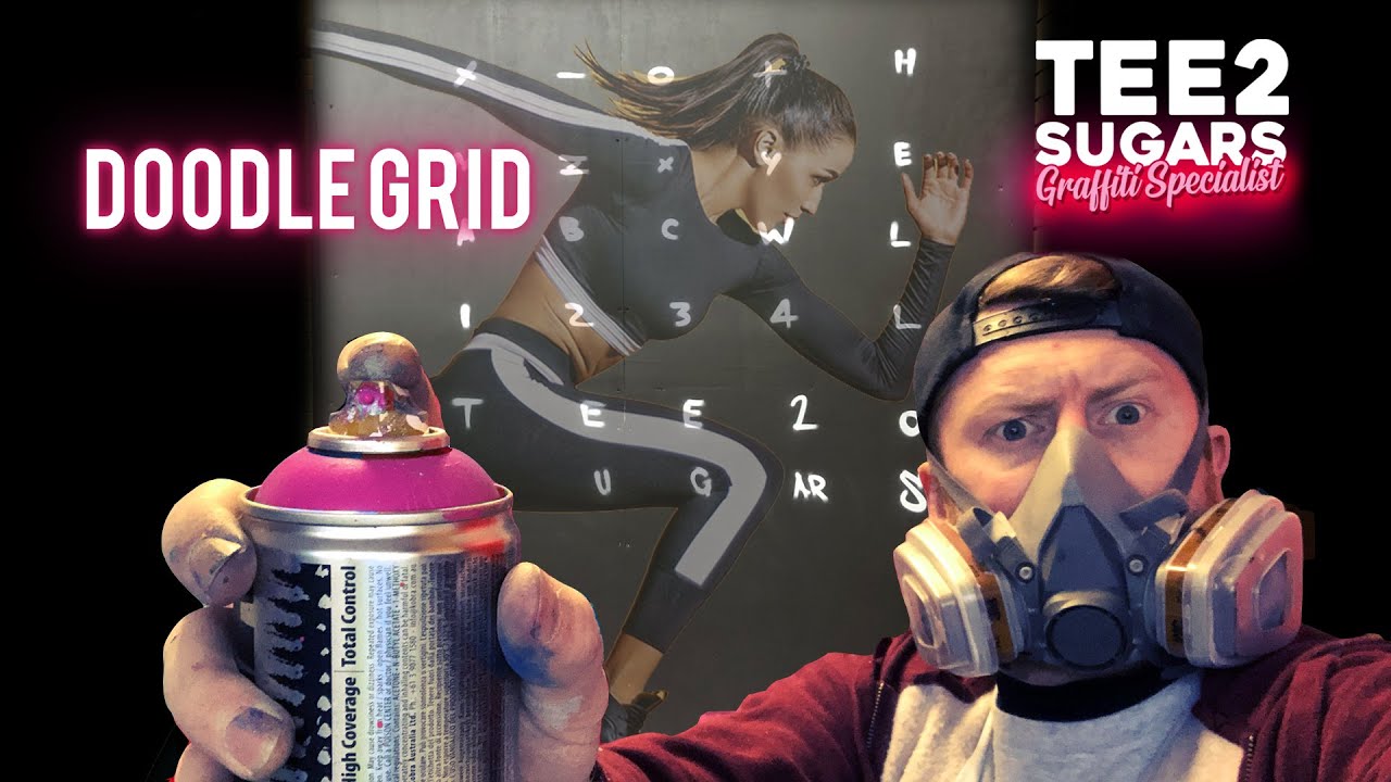 How to use a #DOODLE GRID. Large scale painting