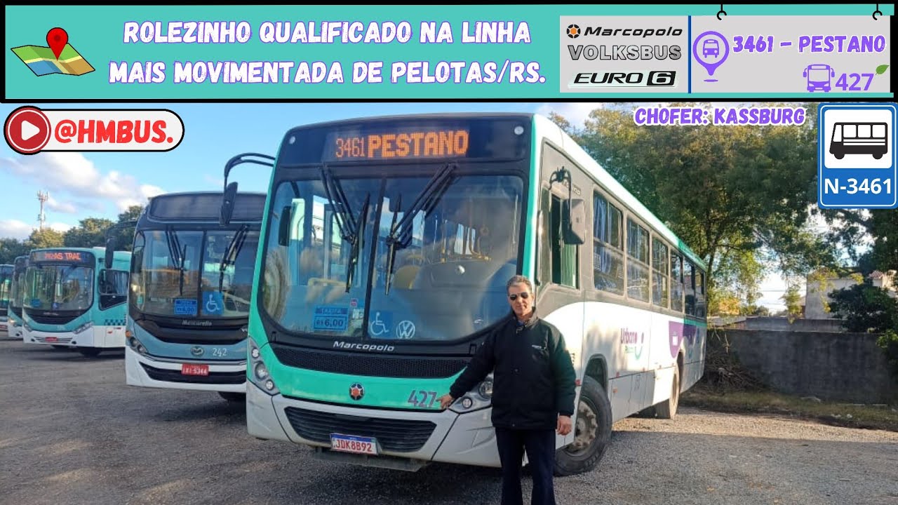 Linha 3461 | Pestano no Marcopolo Torino S Volkswagen 17.230 Euro 6.