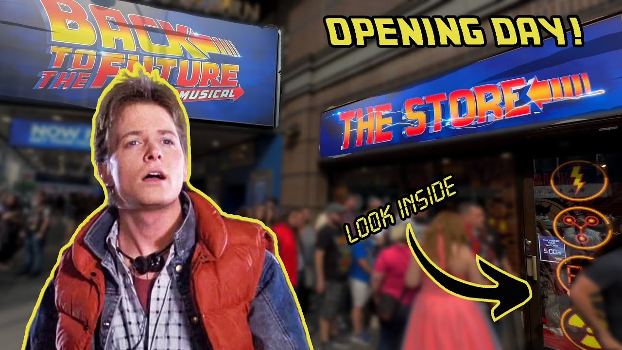 FIRST LOOK Back To The Future The Musical STORE!