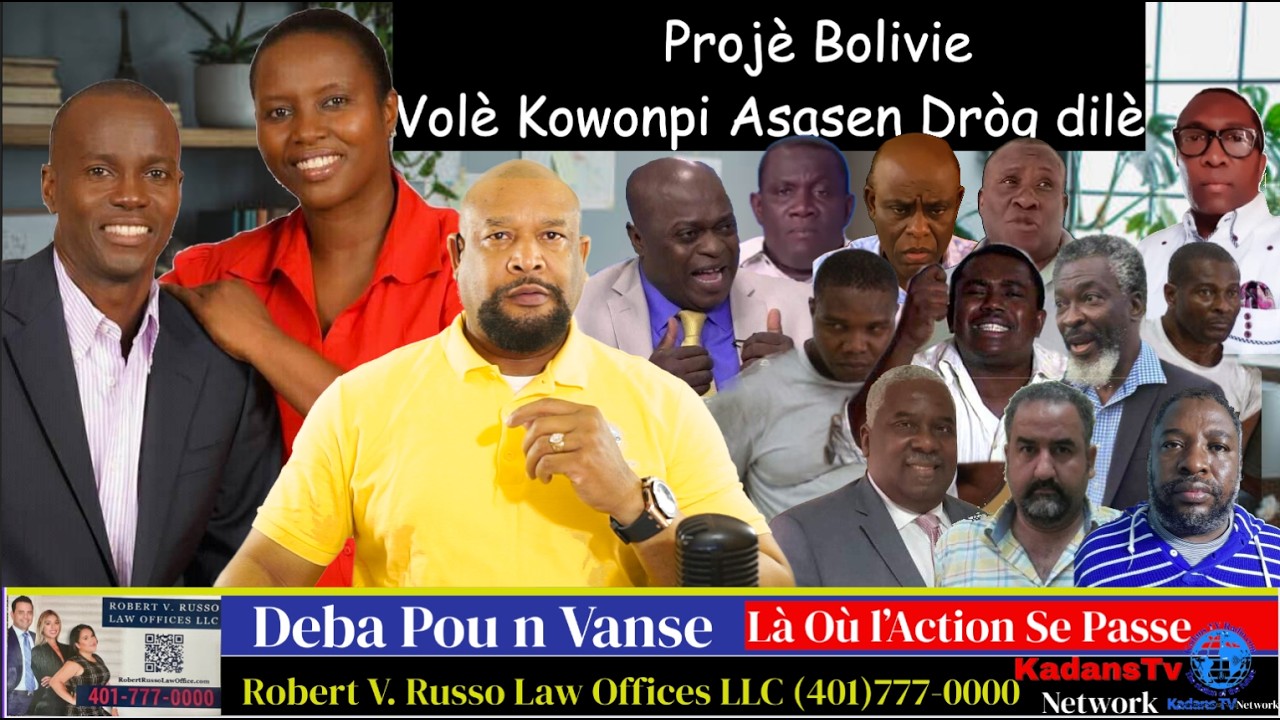 KISA (PROJ&Egrave; BOLIVIE) A YE K&Ograve;MAN KRIMIN&Egrave;L YO TE ITILIZE POU ASASINE JOVENEL MOISE  NAP EKSPLIKE W..