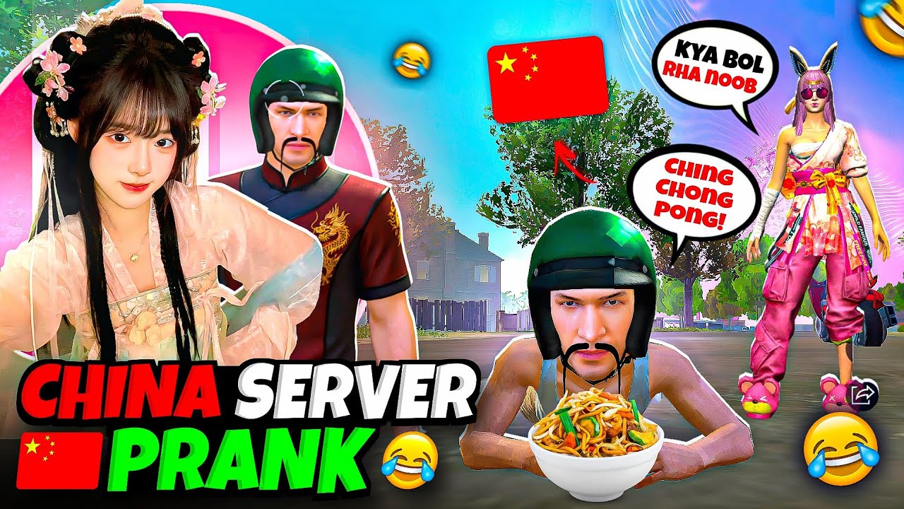 Best Funny CHINA Server 🇨🇳 NooB Prank Gone Wrong on Worldchat 89 Level Girl 🤣 Fir Has Has hui Pagal 